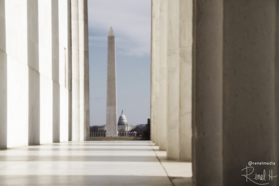 Washington Monument & US Capitol - photo by Renel Hollton - www.renelholton.com / 2031edit